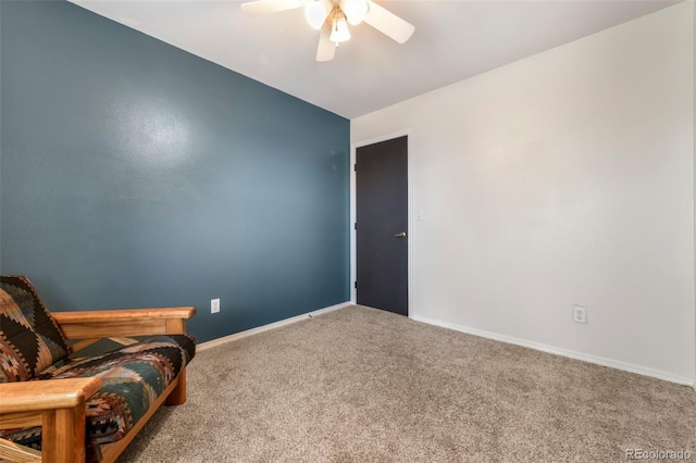 1024 Bromefield Dr, Fountain, CO 80817 - living area featuring carpet floors and a ceiling fan
