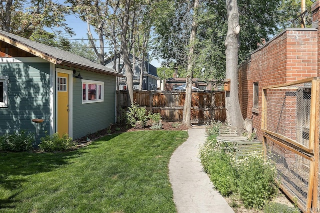 2445 N Franklin St, Denver, CO 80205 - view of yard with an outdoor structure