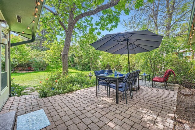 8600 W 2nd Ave, Lakewood, CO 80226 - view of patio with outdoor dining space