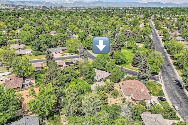 8600 W 2nd Ave, Lakewood, CO 80226 - drone / aerial view of a mountainous background