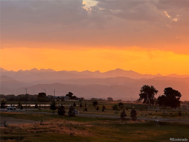 2141 Fountain Cir, Erie, CO 80516 - view of mountain backdrop featuring rural landscape