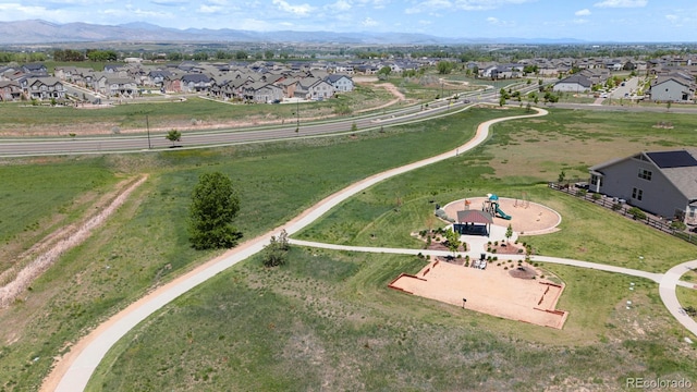 2141 Fountain Cir, Erie, CO 80516 - aerial view of property's location with nearby suburban area
