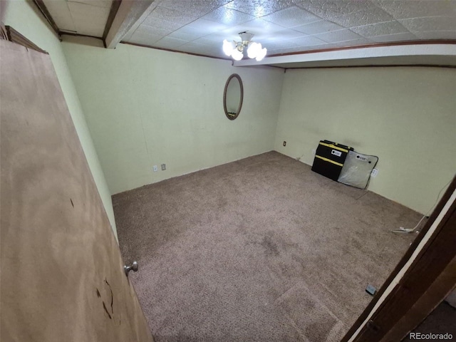 1078 Elmira St, Aurora, CO 80010 - finished basement featuring carpet floors