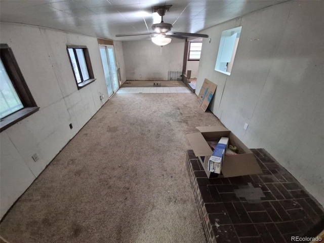 1078 Elmira St, Aurora, CO 80010 - basement featuring carpet flooring and ceiling fan