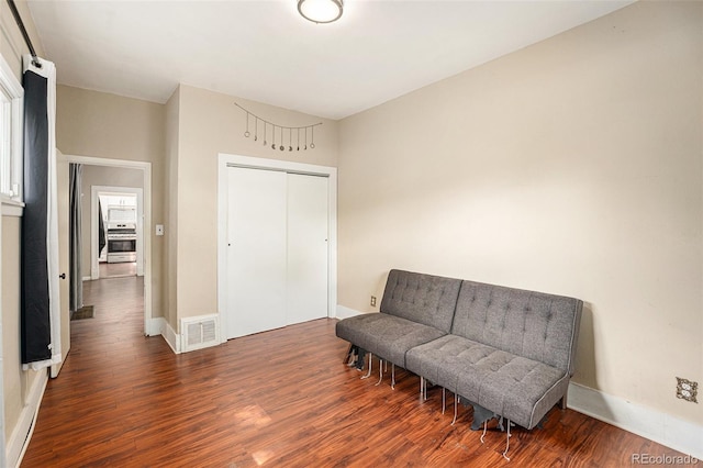 529 S Prospect St, Colorado Springs, CO 80903 - living area with wood finished floors and baseboards