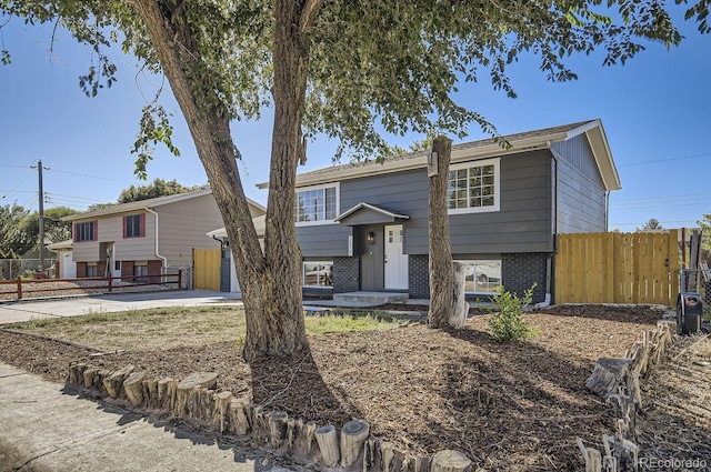 view of raised ranch