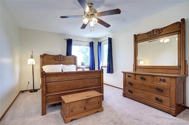 1313 Iris Cir, Broomfield, CO 80020 - bedroom featuring light colored carpet and a ceiling fan