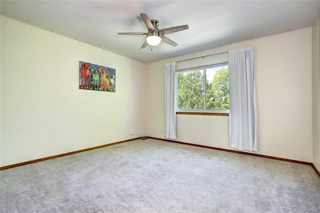 1313 Iris Cir, Broomfield, CO 80020 - carpeted empty room with a ceiling fan and baseboards