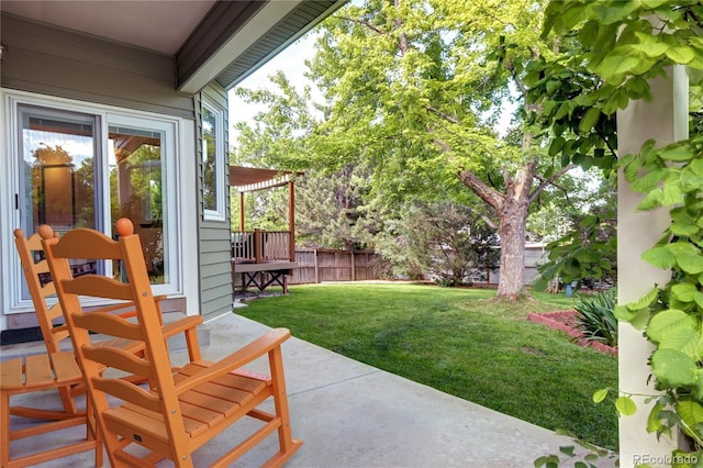 1313 Iris Cir, Broomfield, CO 80020 - view of yard featuring a patio area