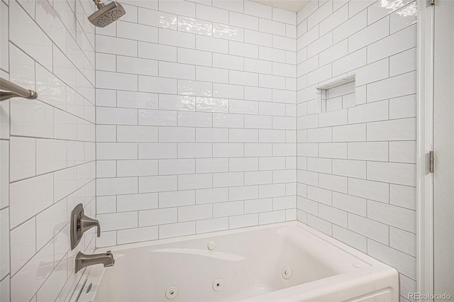 bathroom featuring a combined bath / shower with jetted tub