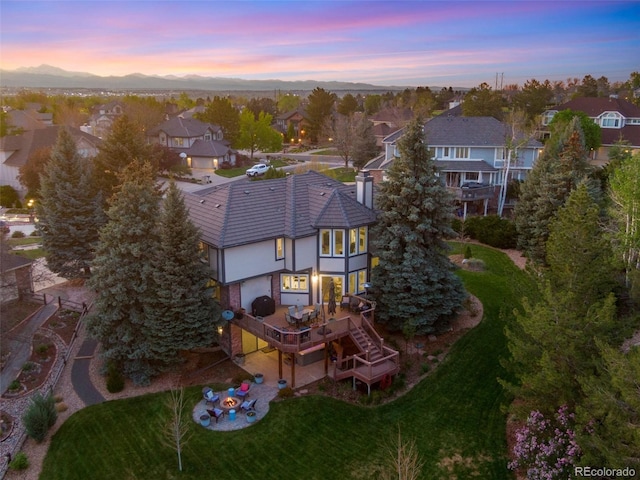 9980 Newton Ct, Westminster, CO 80031 - aerial view featuring a residential view and a mountain view