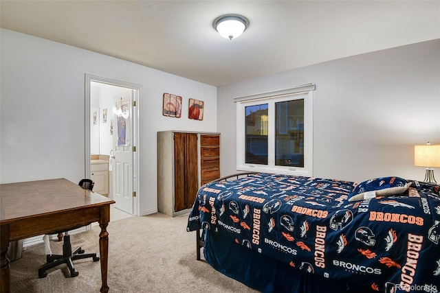 9980 Newton Ct, Westminster, CO 80031 - bedroom with ensuite bathroom and carpet floors