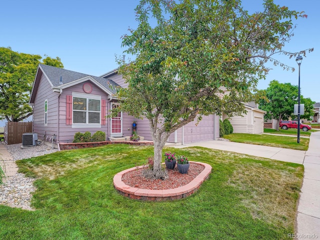 3691 Bucknell Dr, Highlands Ranch, CO 80129 - view of front of house featuring concrete driveway and an attached garage