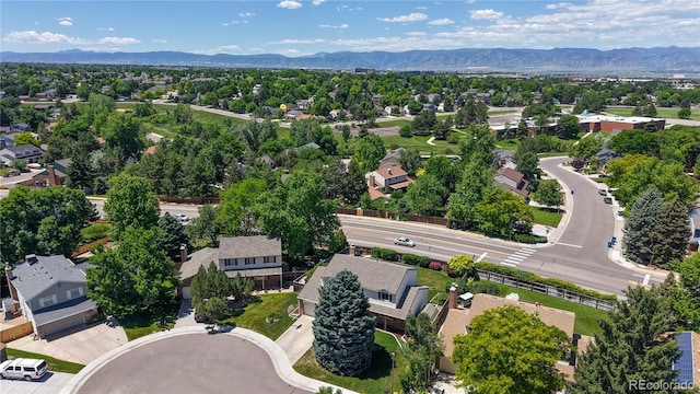 7865 S Lafayette Ct, Centennial, CO 80122 - aerial perspective of suburban area featuring mountains