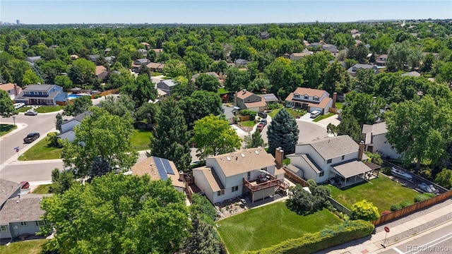 7865 S Lafayette Ct, Centennial, CO 80122 - aerial perspective of suburban area