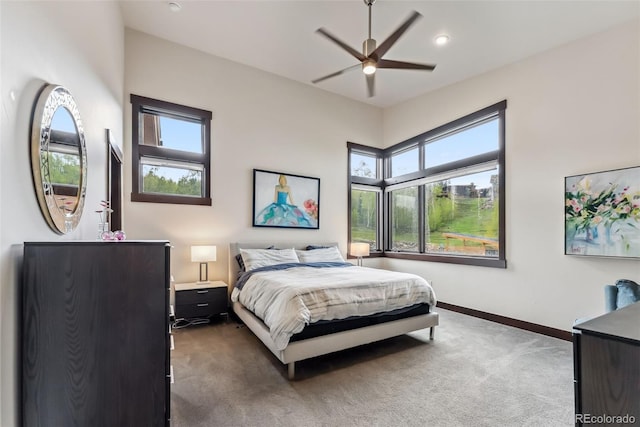 14 E Baron Way, Silverthorne, CO 80498 - carpeted bedroom with baseboards and ceiling fan