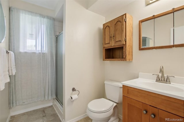 1791 S Laredo St, Aurora, CO 80017 - bathroom featuring vanity and an enclosed shower