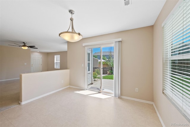 16256 E Otero Pl, Englewood, CO 80112 - unfurnished room with baseboards and ceiling fan