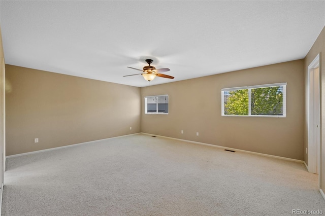 16256 E Otero Pl, Englewood, CO 80112 - carpeted spare room with ceiling fan and baseboards