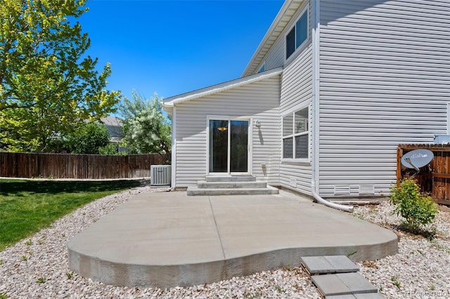 16256 E Otero Pl, Englewood, CO 80112 - view of patio / terrace with central air condition unit and entry steps