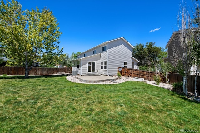 16256 E Otero Pl, Englewood, CO 80112 - back of house featuring a patio and central AC