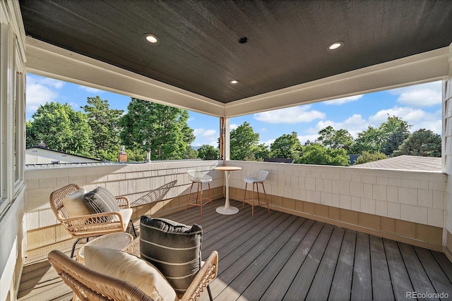 5838 S Louthan St, Littleton, CO 80120 - view of wooden deck