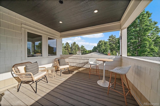 5838 S Louthan St, Littleton, CO 80120 - view of wooden deck
