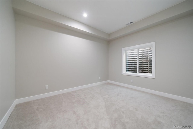 5838 S Louthan St, Littleton, CO 80120 - unfurnished room with light colored carpet and recessed lighting