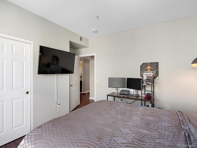 1747 N Pearl St Unit 306, Denver, CO 80203 - bedroom with wood finished floors
