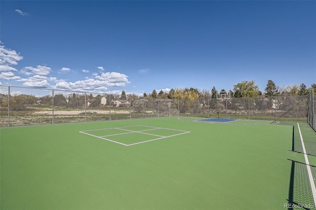 6487 W Weaver Ave, Littleton, CO 80123 - view of tennis court with community basketball court