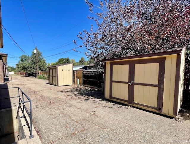 view of outbuilding