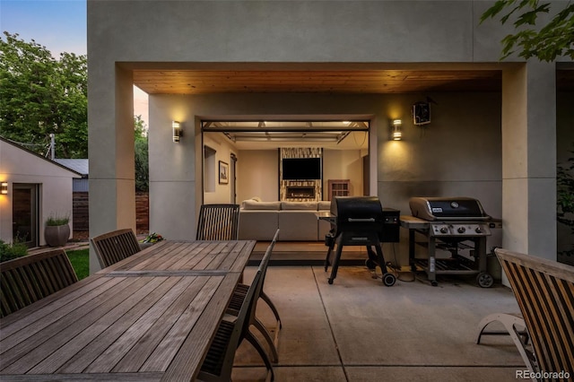 2523 N Humboldt St, Denver, CO 80205 - view of patio with outdoor dining space and grilling area