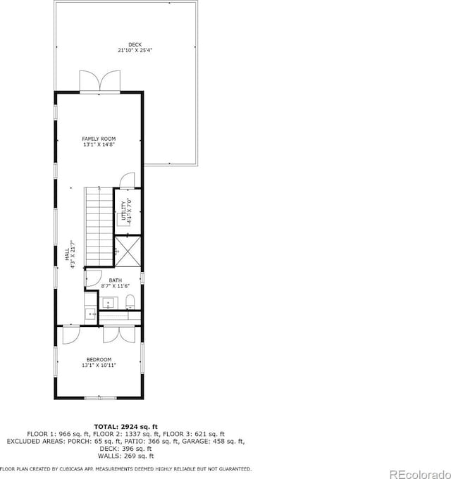 2523 N Humboldt St, Denver, CO 80205 - view of home floor plan
