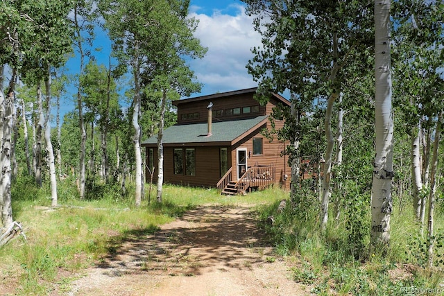 view of rear view of house