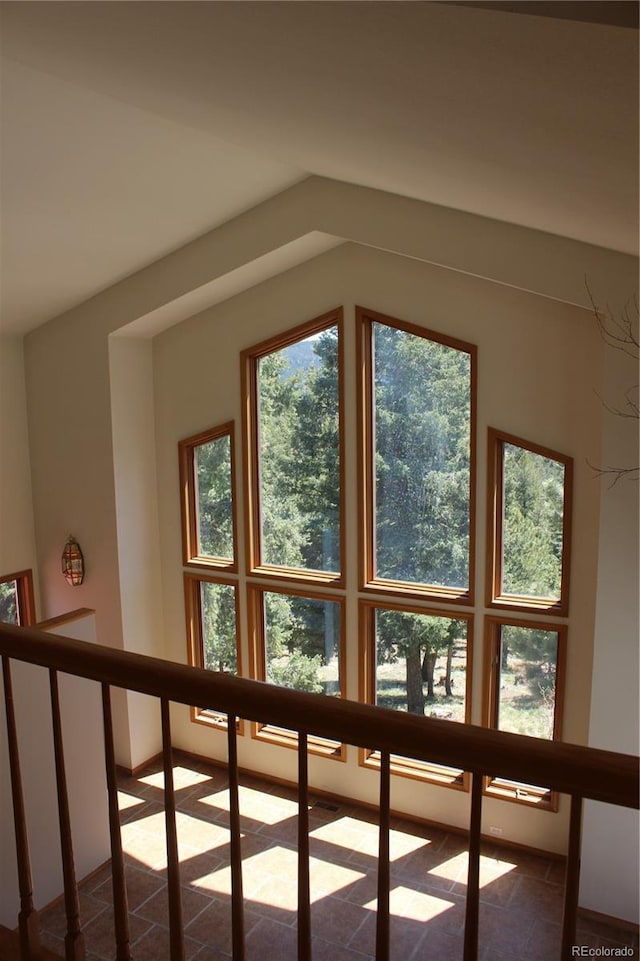 view of additional living space
