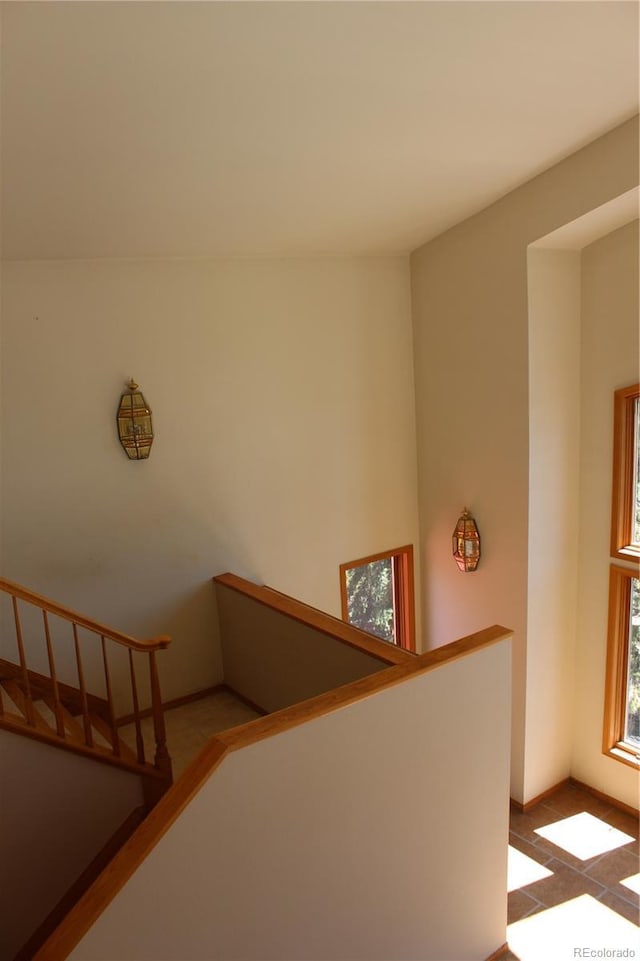 view of stairs