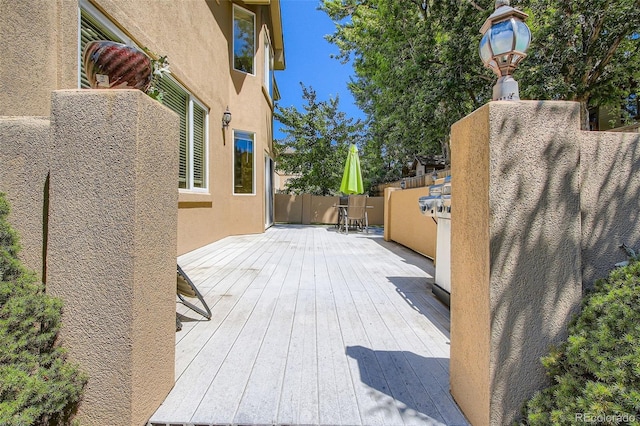 7482 Routt Ln, Arvada, CO 80005 - view of wooden deck