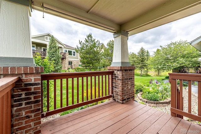 8267 S Sicily Ct, Aurora, CO 80016 - deck with a lawn