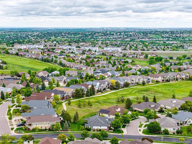 8267 S Sicily Ct, Aurora, CO 80016 - aerial perspective of suburban area featuring a golf club