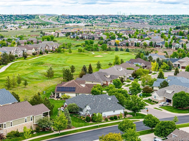 8267 S Sicily Ct, Aurora, CO 80016 - aerial view of residential area featuring a golf club