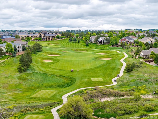 8267 S Sicily Ct, Aurora, CO 80016 - aerial view of residential area featuring a local golf course