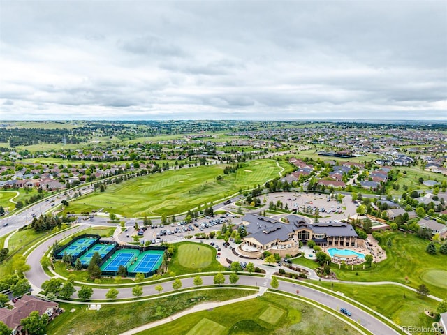 8267 S Sicily Ct, Aurora, CO 80016 - aerial view of property's location featuring nearby suburban area