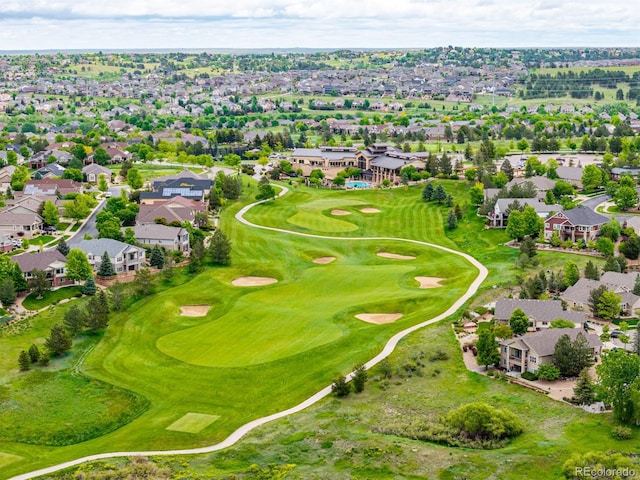 8267 S Sicily Ct, Aurora, CO 80016 - aerial view of residential area with a local golf course