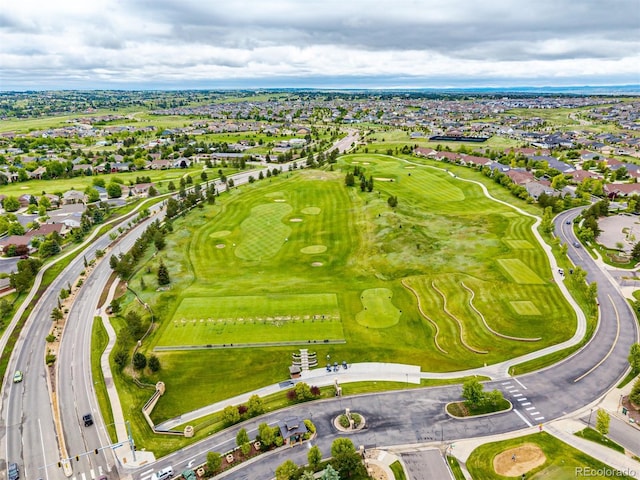 8267 S Sicily Ct, Aurora, CO 80016 - aerial perspective of suburban area with a local golf course