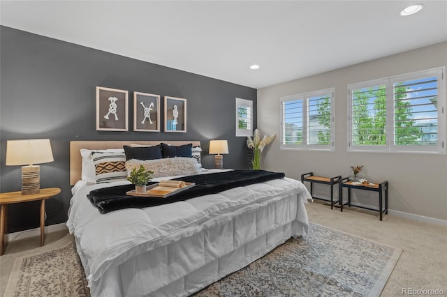 3384 Cranston Cir, Highlands Ranch, CO 80126 - carpeted bedroom with baseboards and recessed lighting