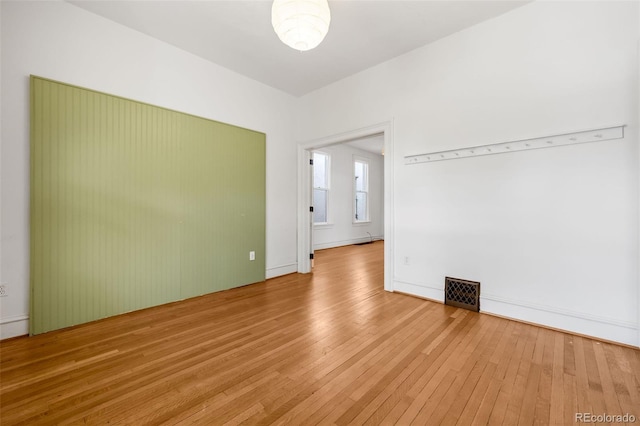 2841 Stout St, Denver, CO 80205 - unfurnished room with light wood-style floors