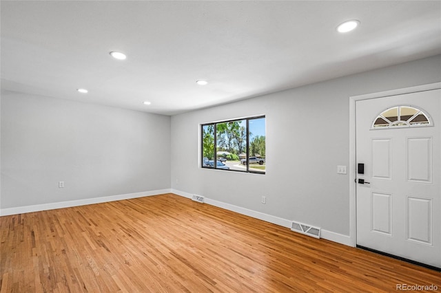 8580 Wiley Cir, Westminster, CO 80031 - entrance foyer with light wood-type flooring and recessed lighting