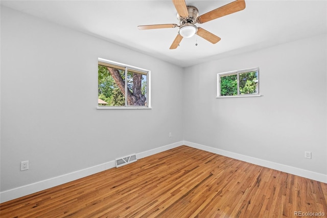 8580 Wiley Cir, Westminster, CO 80031 - unfurnished room with wood finished floors and a ceiling fan