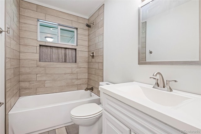 8580 Wiley Cir, Westminster, CO 80031 - full bathroom featuring vanity and washtub / shower combination