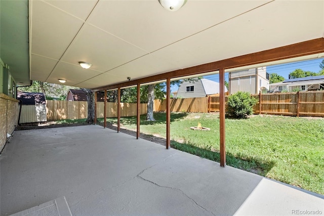 8580 Wiley Cir, Westminster, CO 80031 - fenced backyard with a patio area